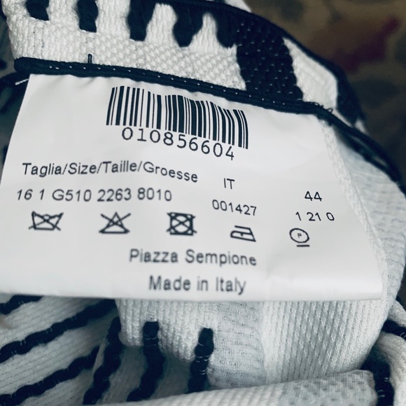 Piazza Sempione short sleeve snap front jacket . - Picture 7 of 8